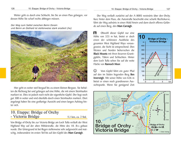 Beispielseite aus dem Buch West Highland Way von Hartmut Engel (Conrad Stein Verlag)